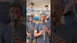 Spooky Loop 👻🔄 clarinettist clarinet clarinetplayer classicalmusicians clarinetquartet [upl. by Mairam]