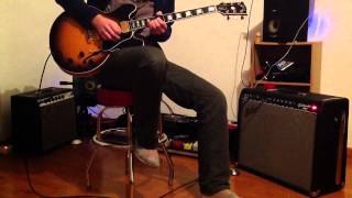 Gibson ES 347 1991 with Menatone Howie on Vibroverb [upl. by Thorsten]