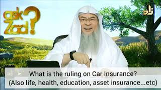 Ruling on Insurance in Islam Car Life Property Health Education Asset etc  Assim al hakeem [upl. by Macario]