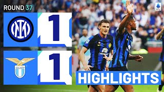 INTERLAZIO 11  HIGHLIGHTS  Dumfries avoids defeat before Scudetto celebrations  Serie A 202324 [upl. by Aljan6]