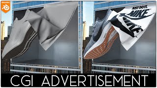 Create CGI Ads in Blender  Blender VFX tutorial [upl. by Annazus78]