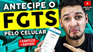 🟢 Como Antecipar o FGTS pelo Celular Passo a Passo da Antecipação do Saque Aniversário do FGTS [upl. by Ranzini]