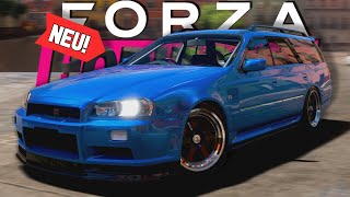 ICH BAUE EINEN SKYLINE R34 GTR KOMBI NISSAN STAGEA TUNING  FORZA HORIZON 5 JDM JEWELS CARPACK [upl. by Nynahs280]