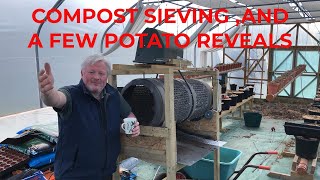 Compost sieving and Potato reveals [upl. by Salkin67]