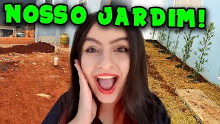 TRANSFORMAMOS NOSSO QUINTAL EM UM LINDO JARDIM [upl. by Gnos]