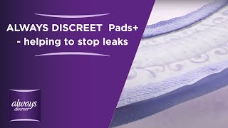 Why are ALWAYS DISCREET Pads so effective at helping stop leaks [upl. by Thessa]