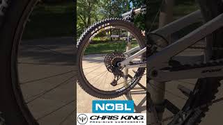 NOBL TR37 CARBON WHEELS  CHRIS KING HUBS  SRAM GX EAGLE AXS  CANYON SPECTRAL CF7 [upl. by Lebasi952]