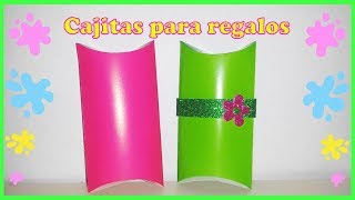 Cómo hacer cajita para regalos  Paper Gift Box  Simple y Creativo [upl. by Sinnoda358]