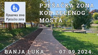 Šetalište sportskorekreativna zona i plaža kod Zelenog mosta 07092024 [upl. by Nnewg119]