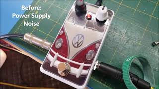 Reduce Guitar Pedal Power Supply Noise [upl. by Treharne]