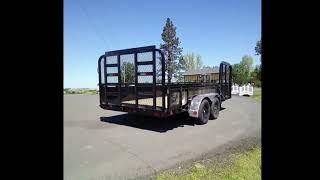 2024 PJ Trailers Utility UL 7 x 16 7k  Halsey OR [upl. by Tumer906]