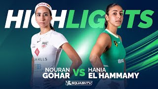 🇪🇬 Gohar v El Hammamy 🇪🇬  Hong Kong Squash Open 2024  SF HIGHLIGHTS [upl. by Schuster]