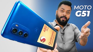 moto G51 Unboxing amp First Impressions⚡World’s First Smartphone With SD 480 14999 [upl. by Esenahs]