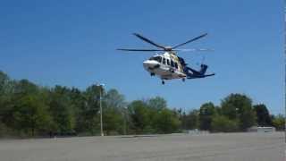 nj state troopers land a helicopter in the livingston mall parking lot [upl. by Pillihp]