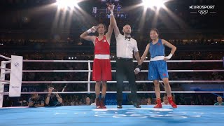 Imane Khelif Wins Gold Medal in Boxing at Paris Olympics 2024  Imane Khelif vs Liu Yang Final Fight [upl. by Trudi]