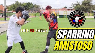 Sparring de BOXEO al AIRE LIBRE [upl. by Seedman]