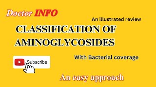 Basic classification of Aminoglycosides  Bacterial coverage  doctorinfo825 [upl. by Johst]