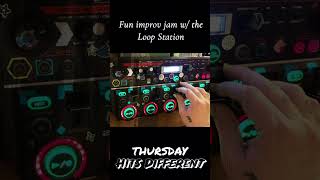 BOSS RC505 loop station fun with effects [upl. by Stricklan886]