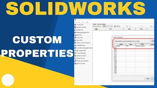 How to Add Custom Properties in SolidWorks Drawing Notes [upl. by Nnairb]