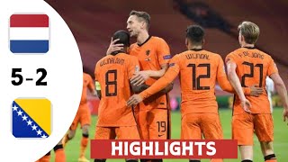 Xavi Simons goal  Netherlands vs Bosnia amp Herzegovina 52  Goals amp Highlights [upl. by Ille]