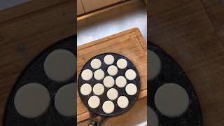 Poffertjes 🥞 poffertjes recipe shortvideo easy [upl. by Ydrah]