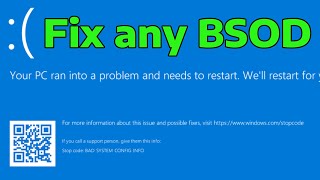 Ultimate Guide Fix Any Blue Screen Of Death BSOD On Windows 111087 [upl. by Hekker845]