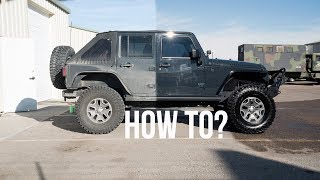 EASY HOW TO EXTREMELY CLEAN YOUR JEEP WRANGLER OR ANY CAR Step by Step [upl. by Hortensia]