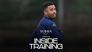 Goals galore  INSIDE TRAINING  First steps towards Nottingham Forest test  Premier League [upl. by Ahsatan937]