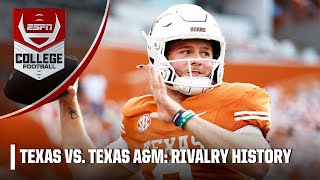 Texas vs Texas AampM History of the rivalry  The Kickoff [upl. by Halet]