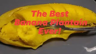 Diet food Microwave Banana Plantain Easiest Way to Cook Plantains No Oil No grease [upl. by Manuela836]