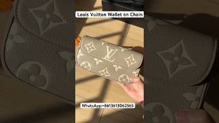 Louis Vuitton Wallet on Chain Ivy bag luxurybag luxury fashion louisvuitton lv lvbag [upl. by Innattirb]