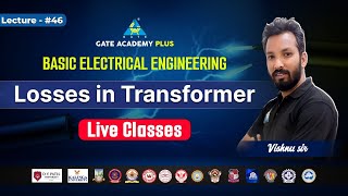 46 Losses in Transformer  Basic Electrical Engineering  By Vishnu Sir [upl. by Nikolaos]