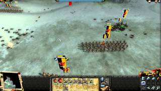 Lets Play Warhammer  Mark of Chaos 7 Diener des Tiefenreiches [upl. by Dranrev]