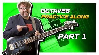 Jaco Pastorius Octave Style Part 1  Practice Along  Electric Bass Lesson  Lets Practice [upl. by Elesig]