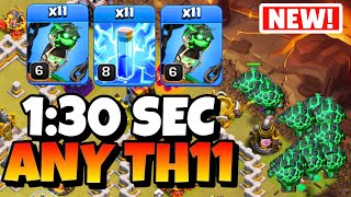 EPIC STRATEGY  Th11 LAVALOON Attack Strategy  Th11 Attack Strategy  Th11 New Troop🔥 [upl. by Ermine]