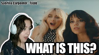 what is this  Sabrina Carpenter  Taste Official Video REACTION [upl. by Eta]