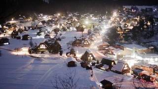 白川郷・五箇山 雪景色 Historic Villages of Shirakawago and GokayamaShot on RED ONE [upl. by Simson718]