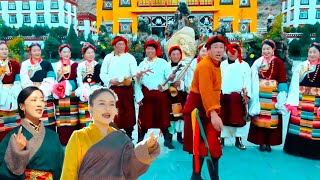 New Tibetan Dance Song 2024 པི་ཝང་མུ་ཏིག་ཕྲེང་མཛེས། [upl. by Jarin]