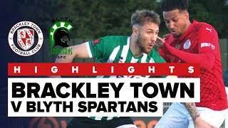 HIGHLIGHTS Brackley Town 11  Blyth Spartans  Saturday 11th November [upl. by Nylinej]