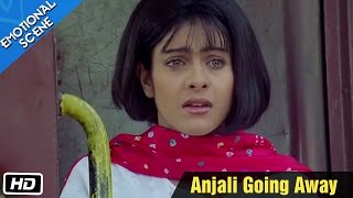 Anjali Going Away  Emotional Scene  Kuch Kuch Hota Hai  Shahrukh Khan Kajol Rani Mukerji [upl. by Eladnar]