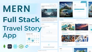 Full Stack Travel Story App Using MERN Stack  MongoDB Express React Nodejs  MERN Project [upl. by Etnahs]