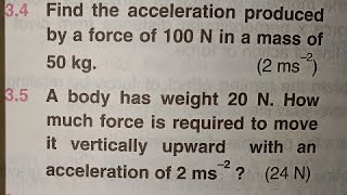 Class 9  Physics Chapter 3  Numerical 34 and 35 [upl. by Maze]