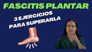 3 ejercicios para superar la fascitis plantar [upl. by Omle]