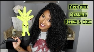 Deva Curl Devafuser Review and Demo [upl. by Sigismond]