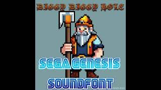 DIGGY DIGGY HOLE IN SEGA GENESIS SOUNDFONT [upl. by Yrrehc]