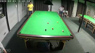 HARSH VS KUNAL 1ST SEMI FINAL THE CUE SCHOOL SNOOKER TOURANMENT 2024 DAY 1 SNOOKER [upl. by Alaekim]