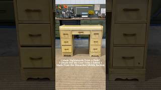 Transformed Desk into Nightstands  DIY Trim from Original Piece [upl. by Antonina]