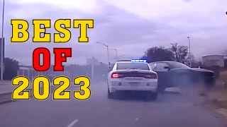 BEST OF 2023 Most Brutal Police Chases Epic Pit Maneuver amp High Speed Crash [upl. by Ytteb]