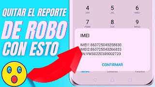 COMO quitar el Reporte de IMEI en 3 sencillos pasos SOLUCION 100 quitar reporte de robo😱😱2021 [upl. by Redfield]