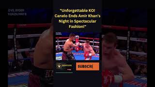 Unbelievable Knockout Canelo’s Massive Punch Ends Khan [upl. by Osher]